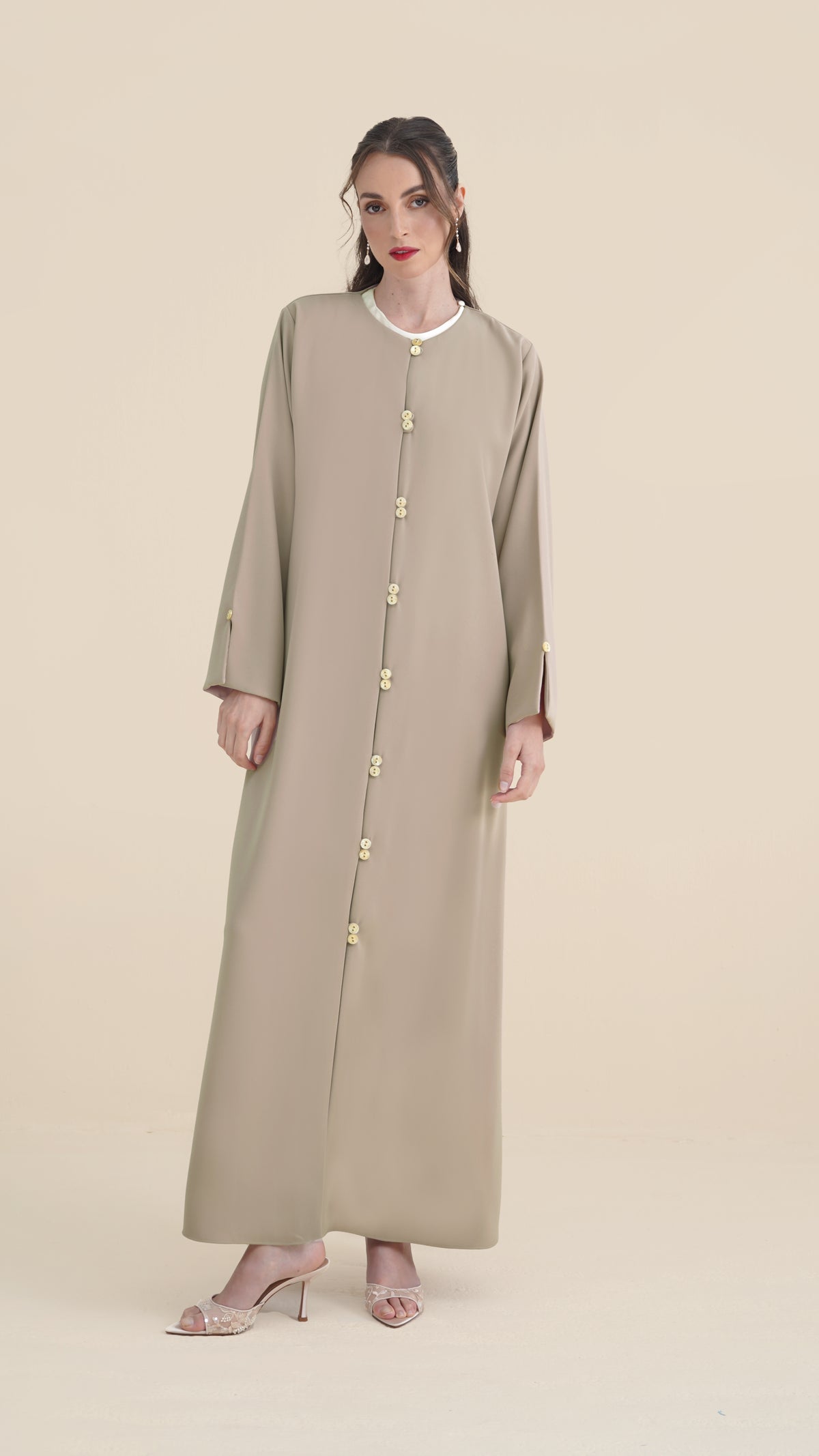 CREME BUTTONS ABAYA