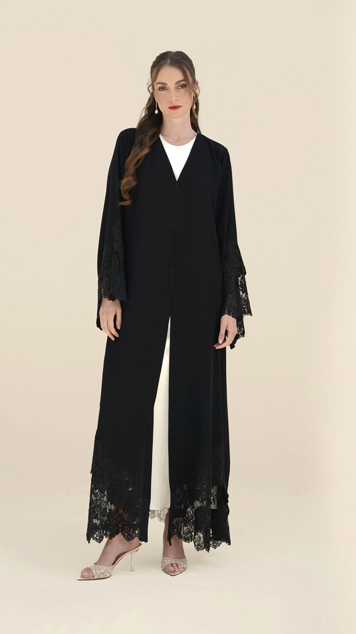 ROSE  GARDEN EDGE ABAYA